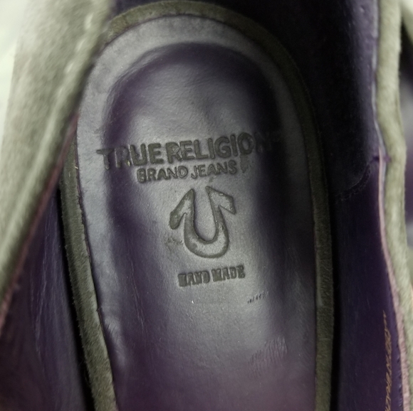 TRUE RELIGION | suede stacked heel platform heels pumps - Picture 10 of 11